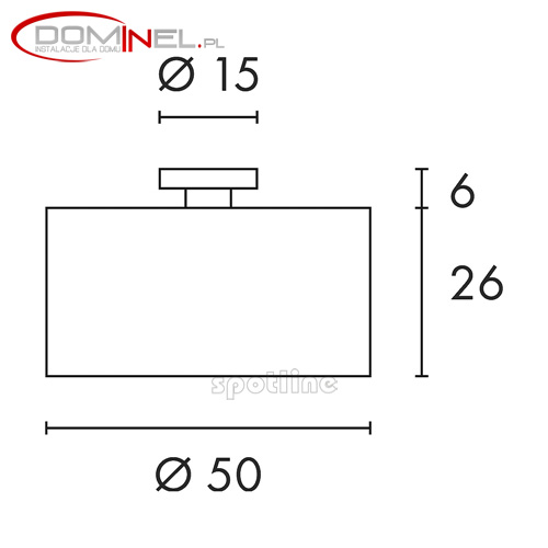 SPOTLINE SOPRANA CL-1 wymiary