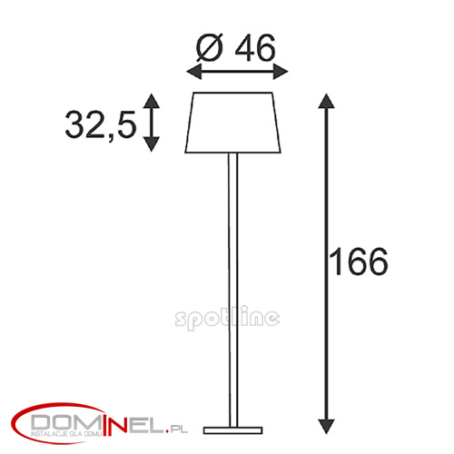 SPOTLINE BISHADE SL-1 WYMIARY