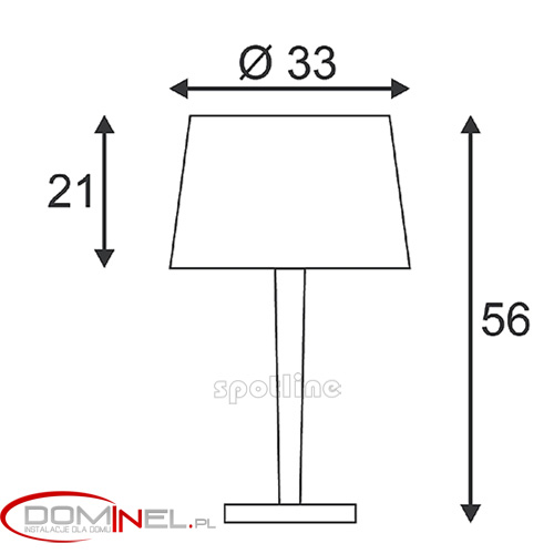 SPOTLINE BISHADE TL-1 wymiary